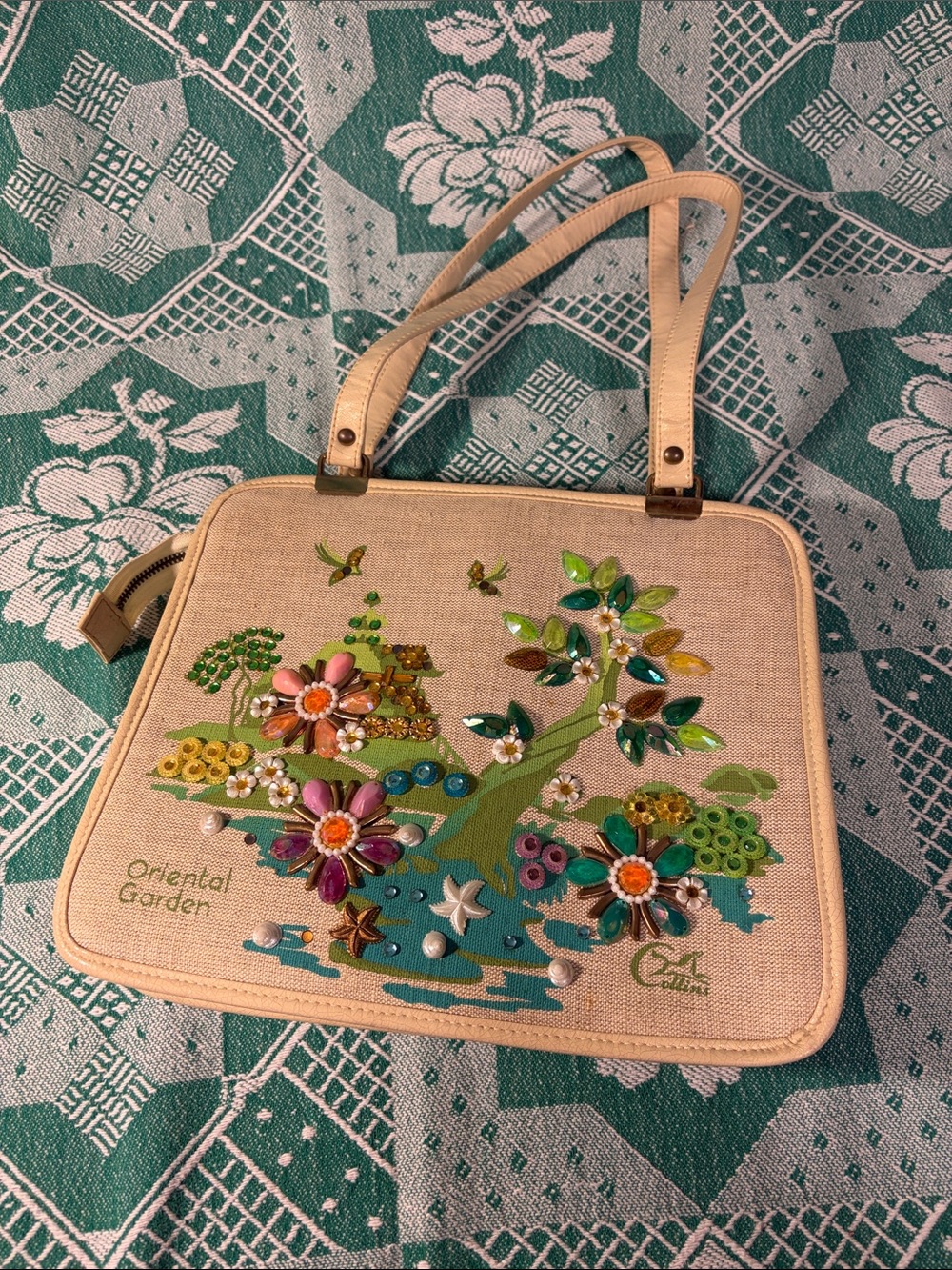 Vintage Enid Collins Oriental Garden Shoulder Bag